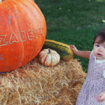 A first birthday party and its personalized pumpkin decor | Barbara Bell Photography