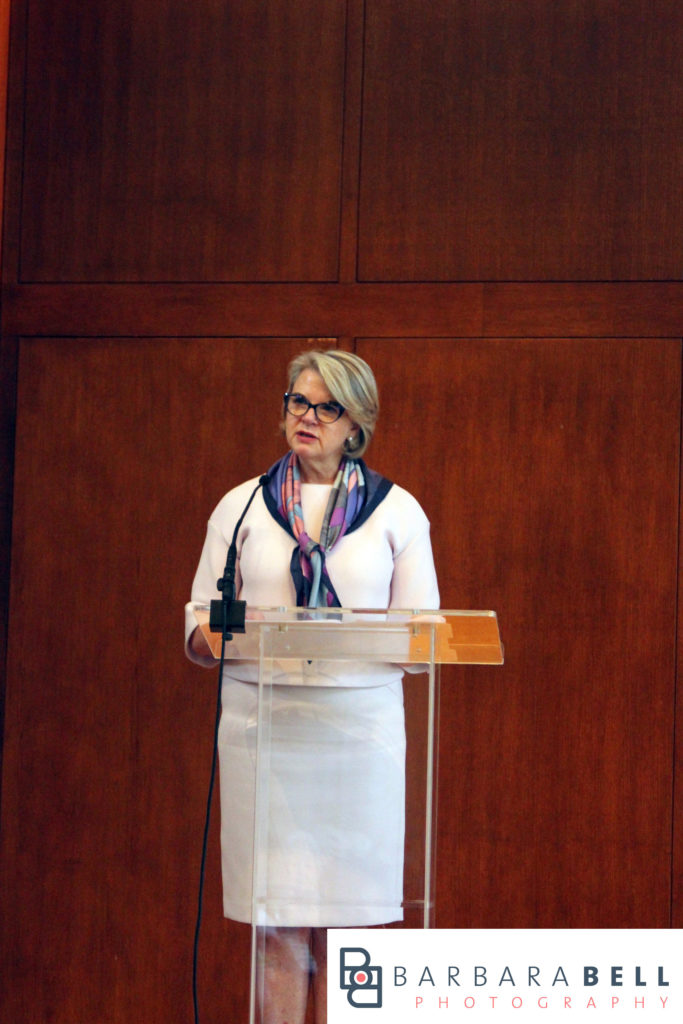 Dr. Margaret Spellings at the Carolina Club in Chapel Hill, NC