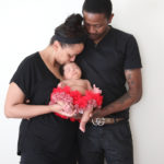 A kiss for a sweet baby during our newborn session in Chapel Hill, NC