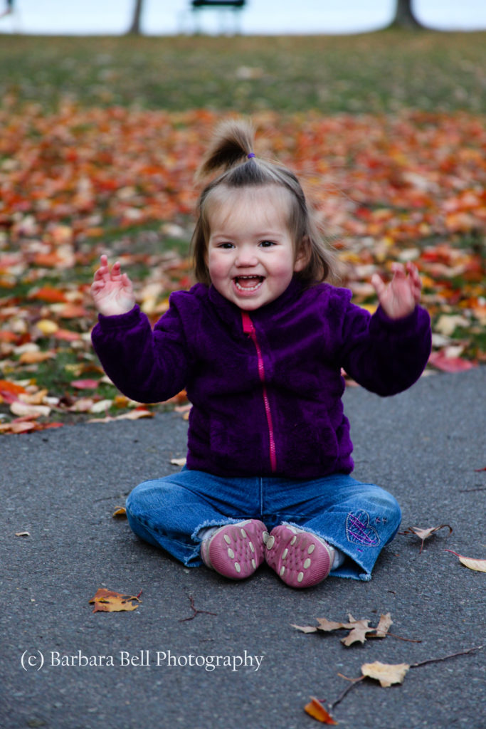 Fall portrait sessions and fun toddlers are some of my favorite family sessions to do. | Barbara Bell Photography near Chapel Hill, NC