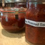 Fresh from the garden, fire roasted salsa with Barbara Bell Photography
