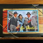 Postcard from the 1950s saying, "Go Heels."